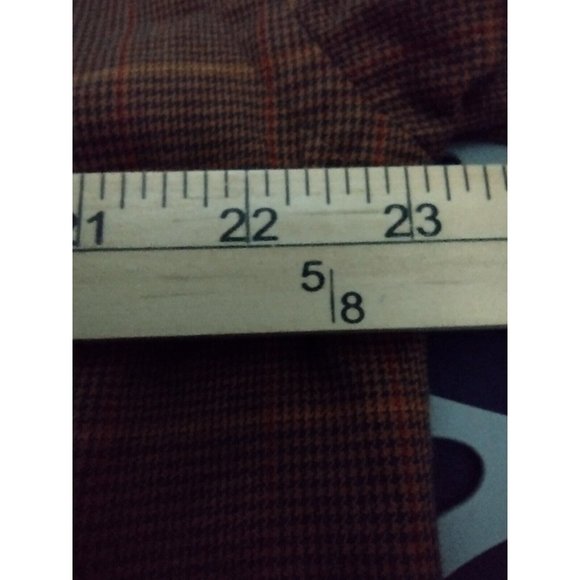 Orvis Shirt Long Sleeve Mens Large‎ Brown Check Shacket - Picture 5 of 6